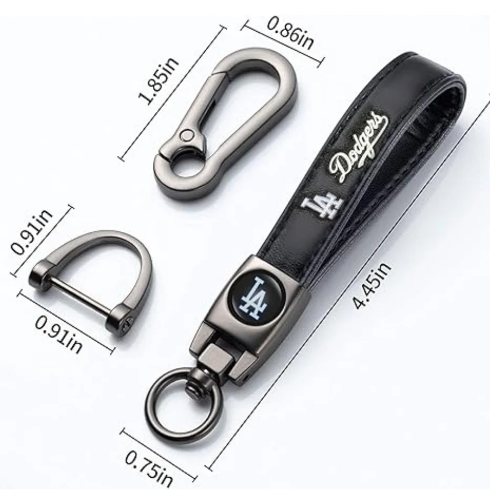 LA Dodgers Black Keychain